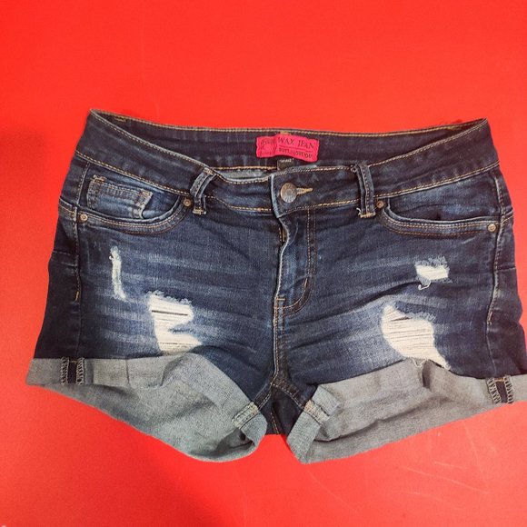 Wax Jean  jeans ripped short women's size S - Picture 1 of 4